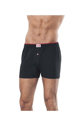 6 Lı Paket Hmd Erkek Havlu Bel Boxer Yüzde Yüz Pamuk 305-306