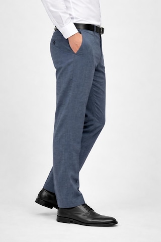 Classics Men Caserta Klasik Fit Likralı Erkek Kanvas Pantolon - 7517 Mavi