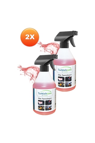 Auto Çok Amaçlı Araç Temizlik Spreyi 500 Ml. İkili Set