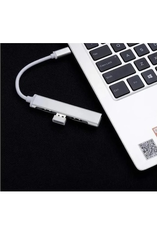 Type-c To Usb Hub 4 Port Çoklayıcı Macbook İle Uyumlu Çoğaltıcı