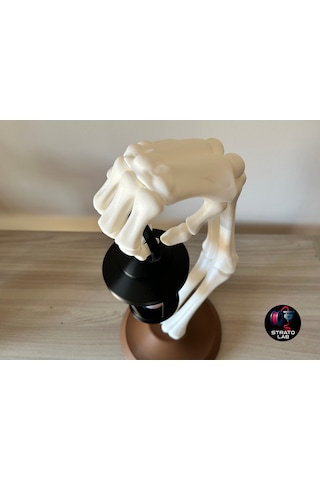 İskelet Eli Dekoratif Cadılar Bayramı Feneri - 40 Cm Korku Temalı Gece Lambası