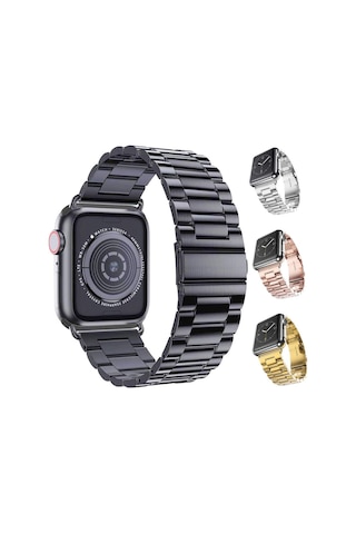 Apple Uyumlu Watch Kordon 3 4 5 6 7 42 44 45 MM Klasik Çelik Metal Kordon