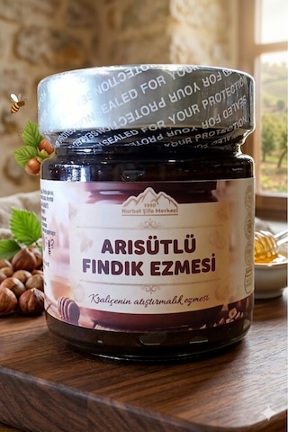 Nurbal Şifa Merkezi Arı Sütlü Fındık Ezmesi 300 G