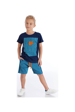 Denokids Mshb&g Alfabe Erkek Çocuk Şort Takım Çok Renkli