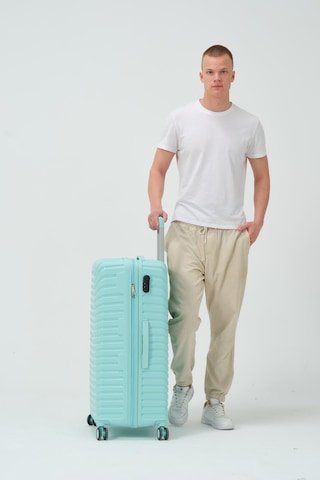 Keo-plus Turkuaz Büyük Boy Silikon Kırılmaz Pp Valiz Turkuaz