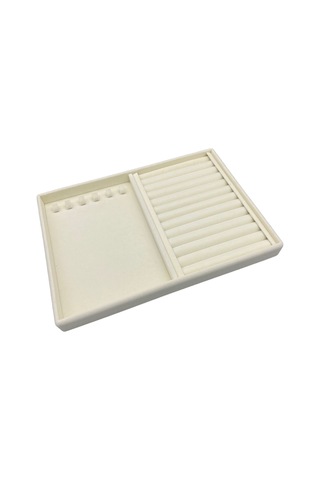 Yerli Üretim Venedik Model Süet Kumaş Krem 34/24 Cm Tırnaklı-sosi