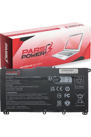 Hp 15-cs2018nt 6zt56ea, 15-cs2019nt 6zq71ea Batarya - Pil Pars Power 301764