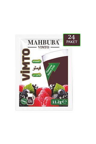 Mahbuba Vimto Orman Meyveli Aromalı Soğuk Toz Içecek 24x11.2gr 11.2 G