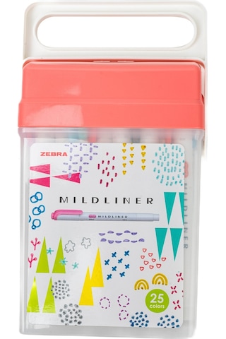 Zebra Mildliner Z Box 25'li Çift Uçlu Fosforlu İşaretleme Kalemi Çok Renkli