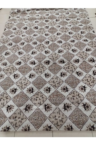 Klasik Kahve Leke Tutmaz Silinebilir Anti Bakteriyel Dört Mevsimlik Dokuma Taban Halı