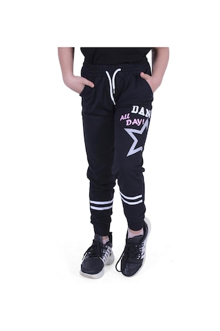 3'lü Karışık Paris Model Kız Çocuk Lacivert-anstrasit-gri Eşofman Altı Çok Renkli