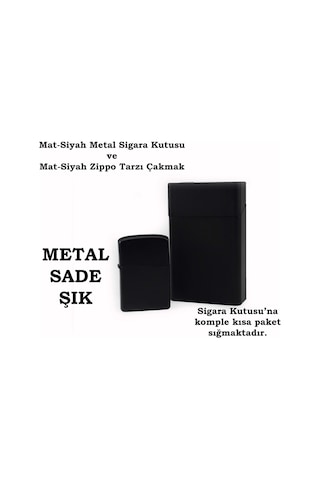 Als Tobacco Çakmak Ve Sigara Kutusu Seti