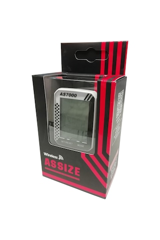 Assizze As-7000 Kablosuz Km Saati Siyah