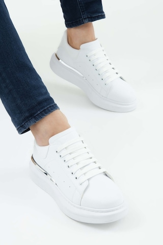 Tamer Tanca Erkek Vegan Beyaz Sneakers & Spor Ayakkabı 804 642 Erk Ayk Sk22/23 Beyaz