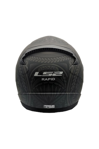 Ls2 Rapid Takaroa Kapalı Kask Mat Siyah