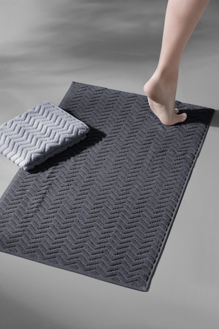Taffeta X Bathmat Space - Ekstra Yumusak, Modern %100 Pamuk 50X75 Gri