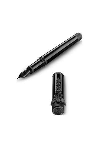 Montegrappa Zero Caduceus Ultra Black Dolma Kalem - M Uç Iszec3ıc Siyah
