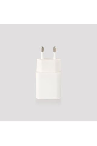 18w 5v 3a/ 9v 2a/ 12v 1.5a Qc + Usb To Mıcro 2.4 A Kablolu Set Beyaz