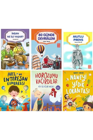 Naneyi Yedik Lokantası,horozumu Kaçırdılar Bir Keloğlan Masalı,arel Ve Enteresan Kumbarası Timaş Set