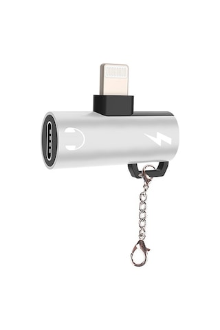 Ally Lightning to Dual Lightning Dönüştürücü Adaptör Gümüş