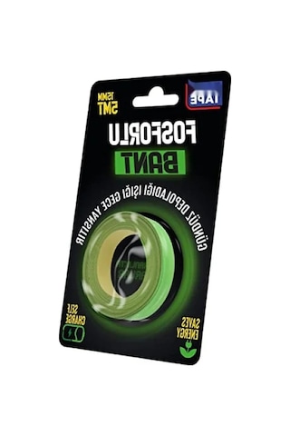 Fosforlu Bant - 15mm X 5mt, Yeşil