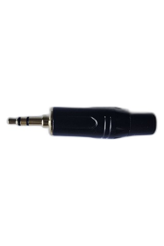 3.5 Mm Stereo Çivi Jak Lehim Tipi Fiş Kulaklık Aux Bilgisayar Ses Kablosu Giriş Tamir Jakı Siyah