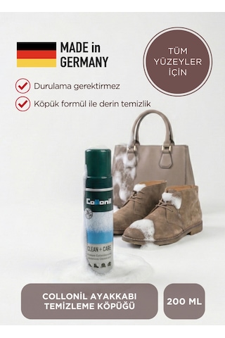 Collonil Tuna Clean+care Ayakkabı Temizleme Köpüğü 200 Ml Made İn Germany - 5594 Diğer Collonil Tuna Clean+care Ayakkabı Temizleme Köpüğü 200 Ml Made İn Germany - 5594 Diğer