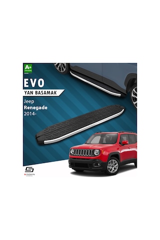 S-dizayn Jeep Renegade Evo Krom Yan Basamak 173 Cm 2014 Üzeri