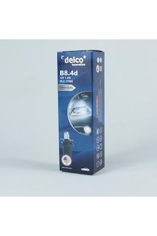 Delco U.s.a B8.4d 1.2w Duylu Gösterge Ampulü 12 Volt 10 Adet