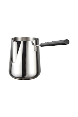 Tenfowee Paslanmaz Çelik Süt Isıtma Tenceresi, Ölçekli Ve Çikolata Eritme Fonksiyonlu, Uzun Saplı 600/1000ml Gümüş