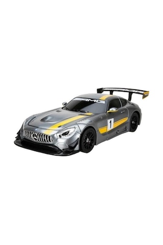 Mercedes Benz Amg Gt3 Dönüşebilen Uzaktan Kumandalı Sesli Ve Işıklı Araba - Sarı-gri