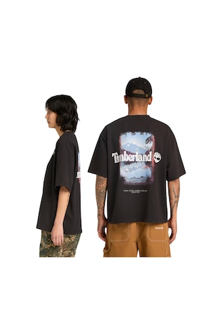 B0a5mqr0011-r Timberland Outdoor Photo Back Graphic Tee Erkek T-shirt Siyah B0a5mqr0011-r Siyah