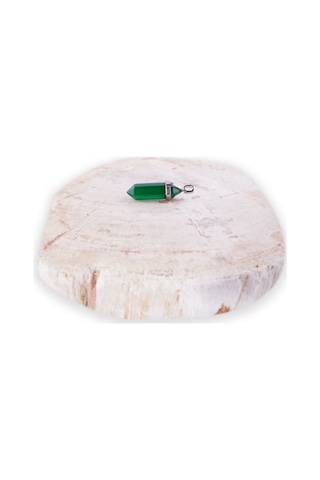 Yeşil Akik Kolye Ucu Model 1