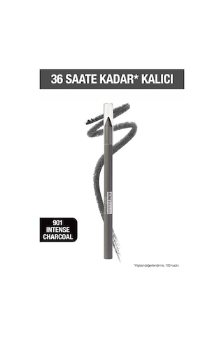 Maybelline New York Tattoo Liner Jel Göz Kalemi 901 Intense Charcoal