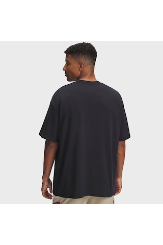 Under Armour Heavyweight U Logo Erkek Siyah Tişört SIYAH