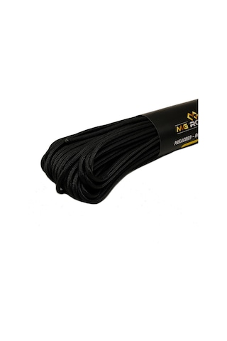 Mg Ropes Polyester Paracord İp 4 Mm Siyah 30 Metre Siyah