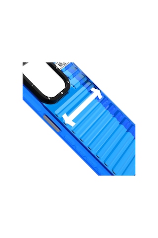 Apple Uyumlu iPhone 15 Pro Max Kılıf Youngkit Luggage Firefly Serisi Kapak Mavi