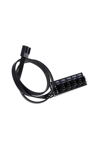 40cm 5li Fan Port Çoğaltıcı Kart Cpu Soğutucu Güç Hub Uzatma Standart