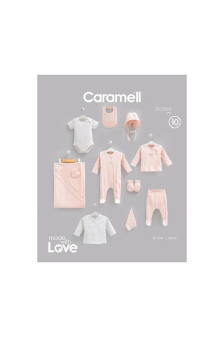 Caramell Pamuk Very Nice 10'lu Set 0-3 Ay 50-56 Cm Pembe Crml.zk2509.pmb