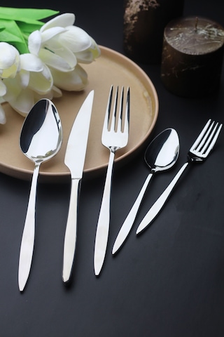 Ares 6 Kişilik 30 Parça Çatal Kaşık Bıçak Takımı Metal