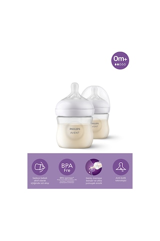 Philips Avent Natural Response PP 2'li Biberon Seti 125 ML 0+ Ay PAV-SCY90002