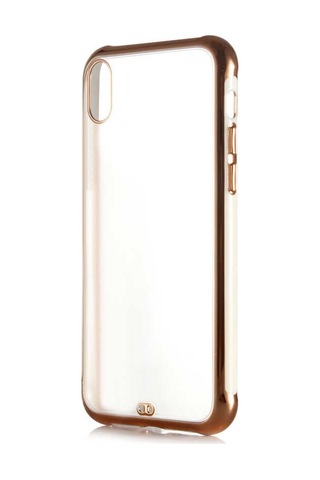Apple Uyumlu iPhone XS Max 6.5 Kılıf Zore Voit Altın Renk Tasarımlı Kılı