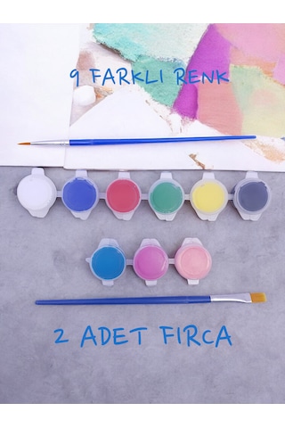 Taş Boyama Anne-çocuk Etkinliği, 30 Parça Sevimli Deniz Canlıları