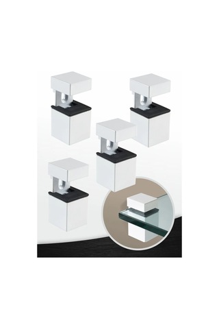 Metalheart Metal Raf Tutucu 4 Adet Beyaz 371862955 Beyaz