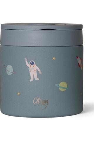 Citron Vakumlu Paslanmaz Çelik Yemek Termosu 350 Ml - Spaceship Gri