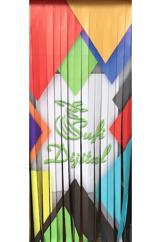 Mağaza Tipi Branda Kapı Sinekliği 100X200 Cm
