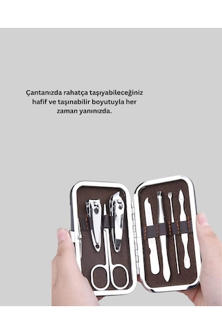 Tırnak Ve Kaş Bakımına Özel Paslanmaz Çelik Set 30363152