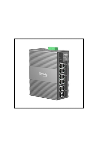 Omada Ies210gpp Industrial, 10 Port Gigabit, 6 Port Poe+, 2 Port Poe++, 2 Port Combo Sfp, 240w, Yöne