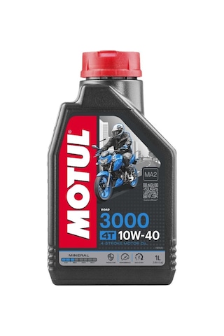 Motul 3000 10W-40 4T Motosiklet Motor Yağı 12 x 1 L