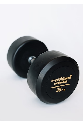 Powerhand 35 KG Kauçuk Kaplı Profesyonel Dambıl